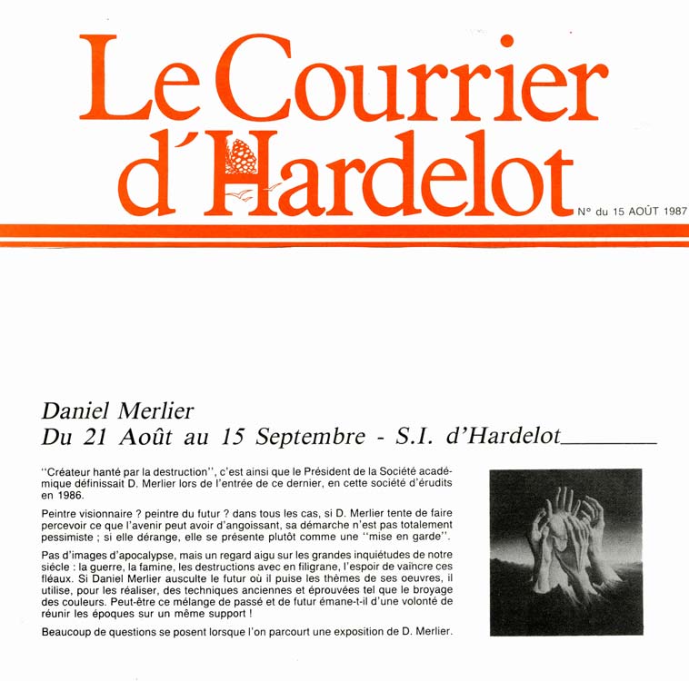 courrier hardelot 1987